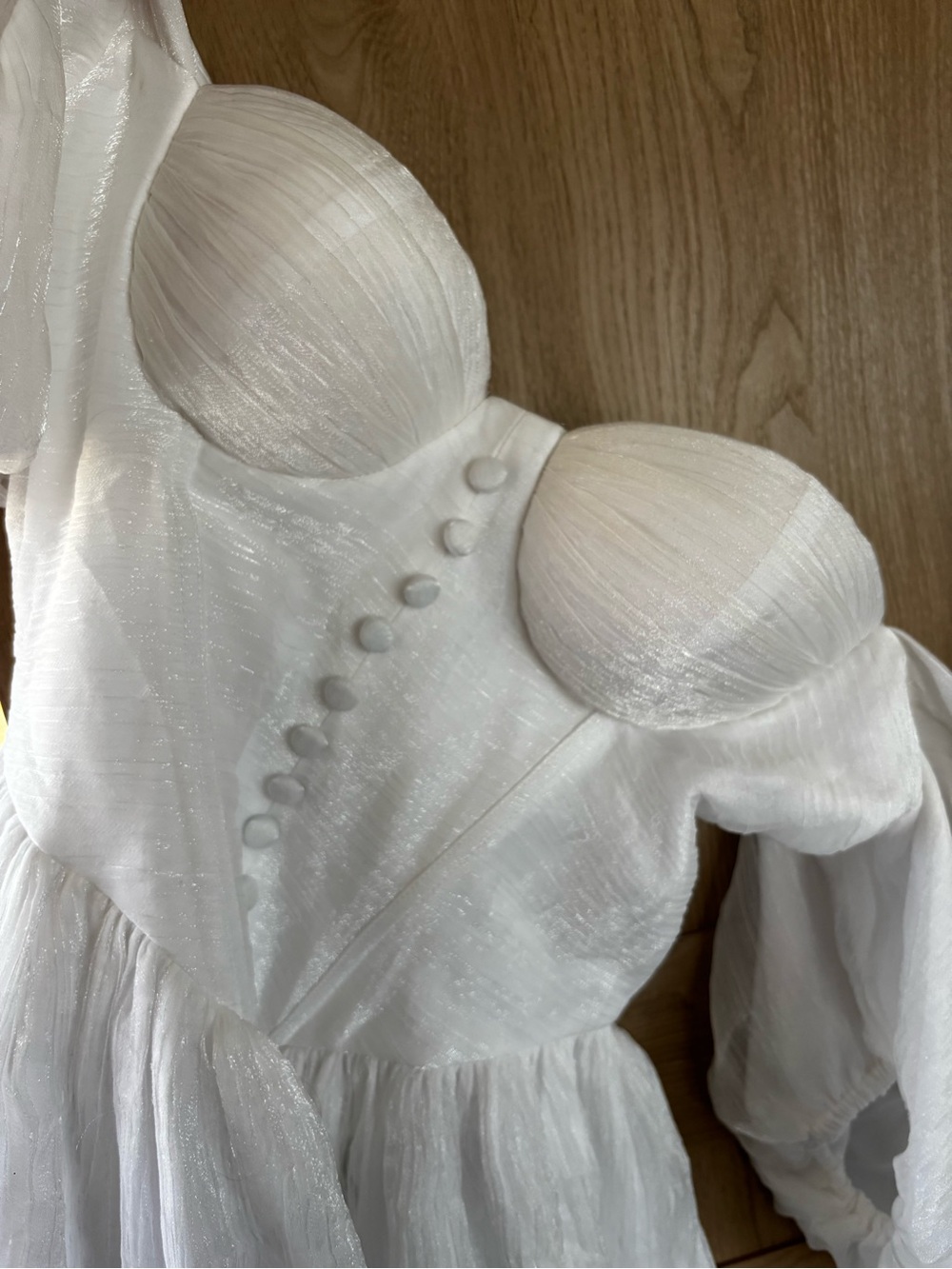 Adeirlina NWT Viral Here Comes The Sun Dress Size S Summer Mini Bridal Corset - Picture 5 of 8